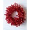 20” Lighted Red Wreath Pre-Lit Artificial Wreath for Holiday, Wall, or Door Décor